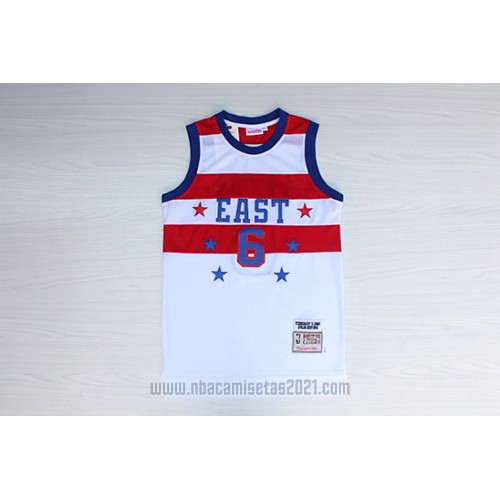 Camiseta All Star 1980 Julius Erving #6 Blanco